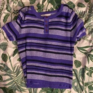 UO purple striped shirt